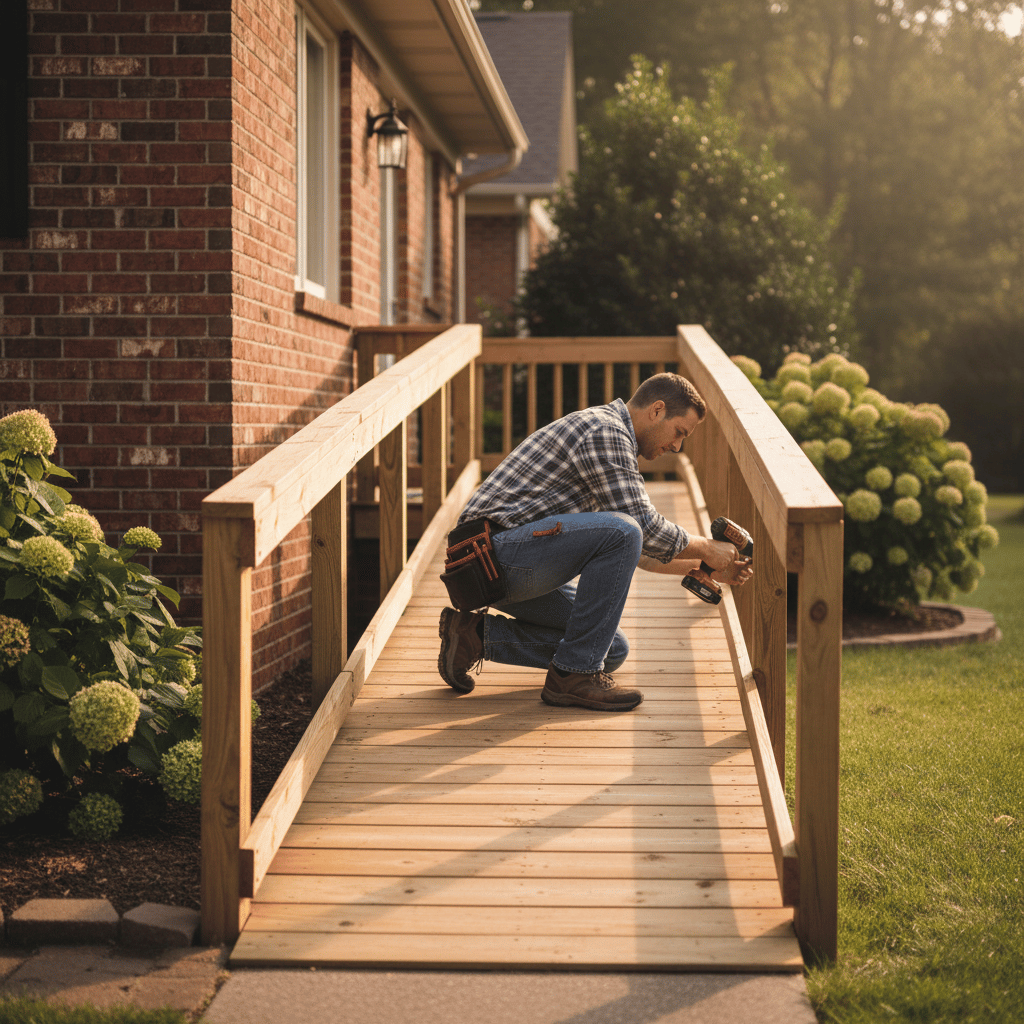 Accessible ramp installation
